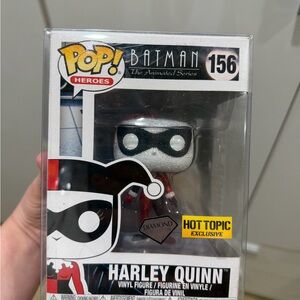 Funko Pop! Heroes Batman Animated Series #156 Harley Quinn - Red, Black, Silver